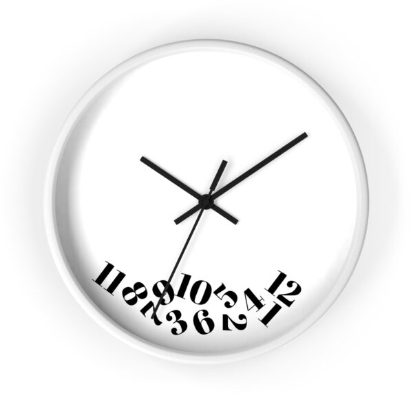 Modern Minimalist Wall Clock, Unique Home Decor, Stylish Gift for Housewarming, Office Wall Art, Contemporary Timepiece