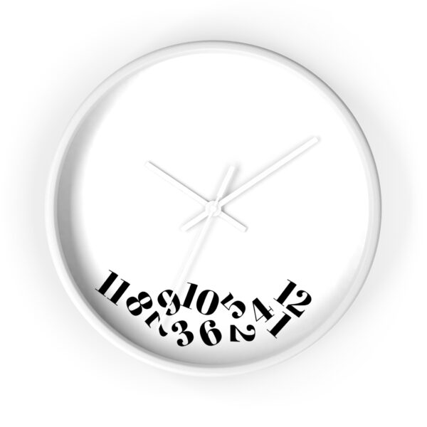 Modern Minimalist Wall Clock, Unique Home Decor, Stylish Gift for Housewarming, Office Wall Art, Contemporary Timepiece - Image 4