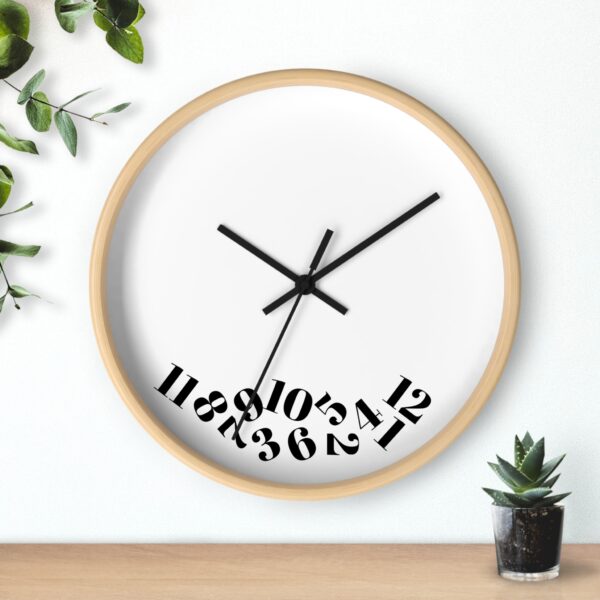 Modern Minimalist Wall Clock, Unique Home Decor, Stylish Gift for Housewarming, Office Wall Art, Contemporary Timepiece - Image 9