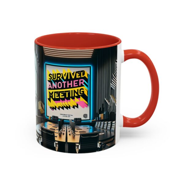 Survived Another Meeting Coffee Mug | Fun Office Gift, Motivational Mug, Coffee Lover's Gift, Meeting Survival Mug, Office Humor Gift - Image 9