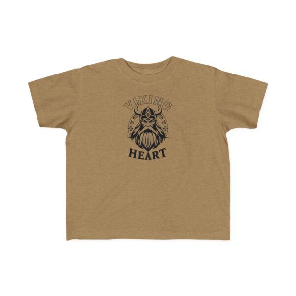 Toddler Viking Tee - Viking Heart Shirt, Cute Kids Tee, Baby Viking Apparel, Nordic Theme T-Shirt, Children's Graphic Shirt - Image 4