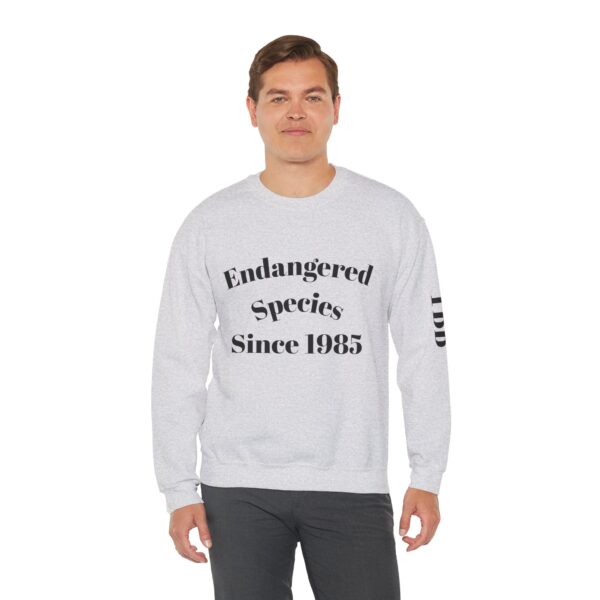 Endangered Species Crewneck Sweatshirt | Eco-Friendly Casual Wear, Gift for Nature Lovers, Conservation Awareness Apparel, Vintage Style - Image 9