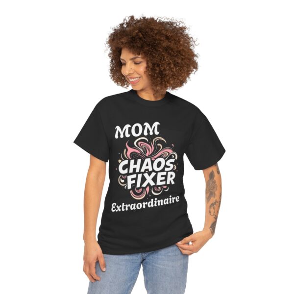 Mom Chaos Fixer Tee, Funny Gift for Moms, Casual T-Shirt, Mother's Day Gift, Everyday Wear, Family Celebration Shirt - Image 6