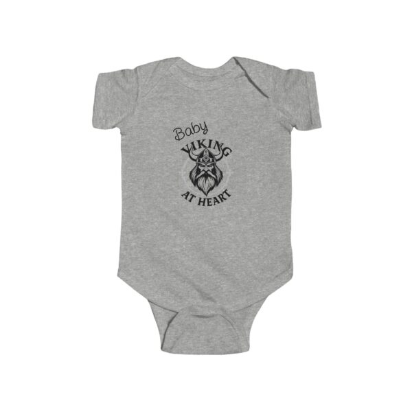 Baby Viking at Heart Bodysuit, Infant Outdoor Apparel, Baby Shower Gift, Newborn Outfit, Cute Baby Clothes - Image 5