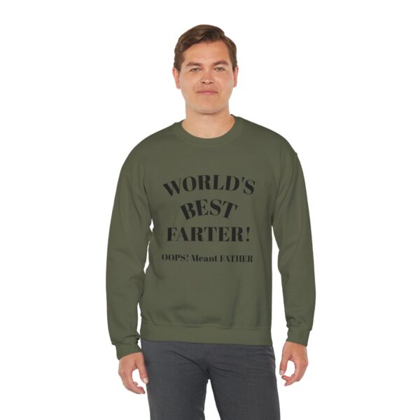 Funny Dad Sweatshirt | World's Best Father Joke | Unisex Crewneck, Gift for Dads, Father's Day, Dad Humor, Comfy Casual Wear - Image 15