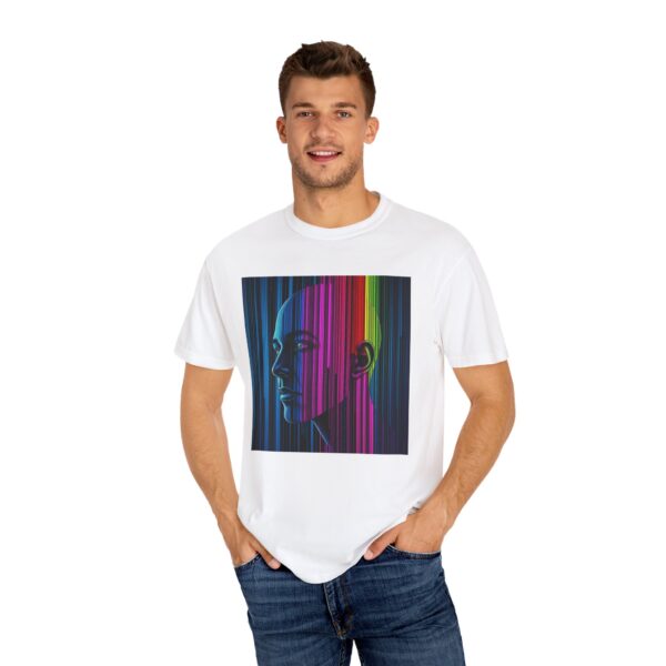 Vibrant Art-Print T-Shirt, Colorful Graphic Tee, Unisex Streetwear, Retro Apparel, Gift for Art Lovers, Casual Summer Style - Image 6