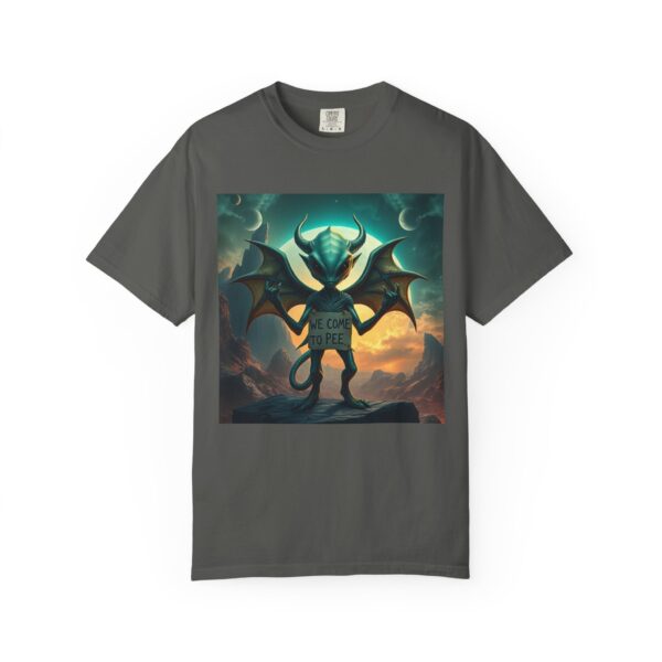 T-shirt with Funny Alien Design, Fantasy Shirt, Graphical Tee, Unique Gift, Casual Wear - Image 5