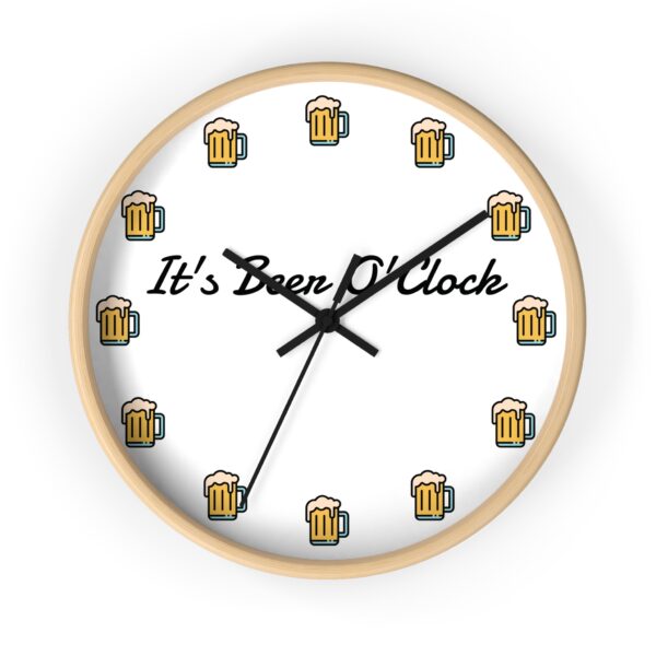 Funny Beer Wall Clock, Perfect for Home Bar Decor, Gift for Beer Lovers, Unique Party Decoration, 'It's Been O'Clock' - Image 7
