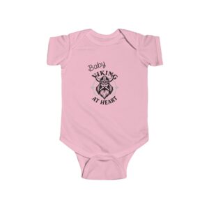 Baby Viking at Heart Bodysuit, Infant Outdoor Apparel, Baby Shower Gift, Newborn Outfit, Cute Baby Clothes