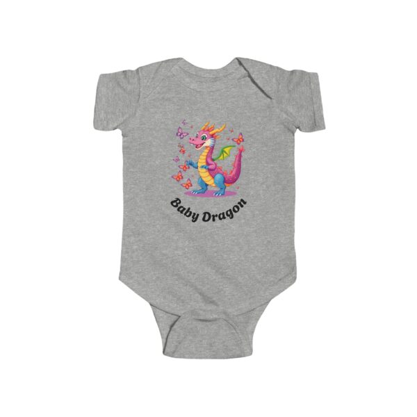 Colorful Baby Dragon Bodysuit, Cute Infant Onesie, Baby Shower Gift, Toddler Playwear, Fun Nursery Outfit