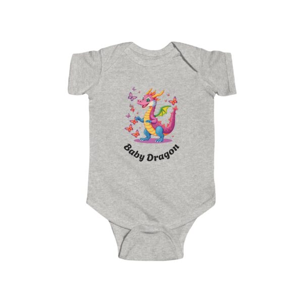 Colorful Baby Dragon Bodysuit, Cute Infant Onesie, Baby Shower Gift, Toddler Playwear, Fun Nursery Outfit - Image 4