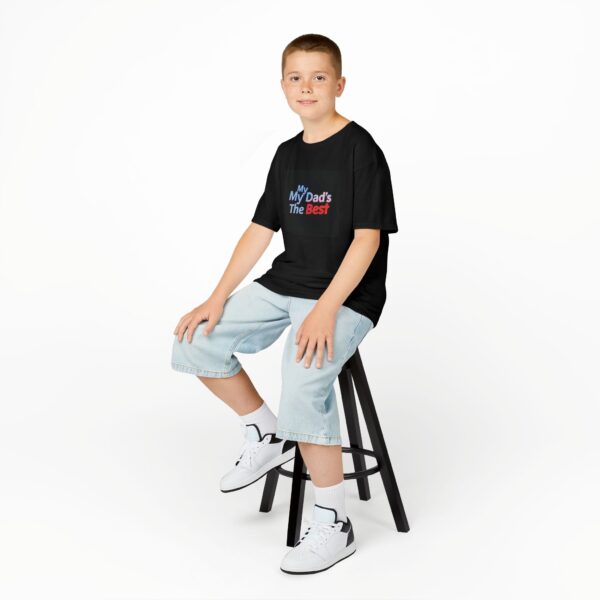 Kids Tee - 'My Dad's The Best' - Fun Gift for Birthdays, Father's Day, Playdates, Casual Wear, Family Events - Image 4