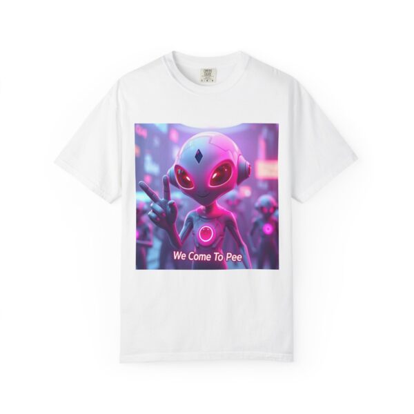 Whimsical Alien T-shirt | Humorous Graphic Tee, Unisex Top, Fun Casual Wear, Gift for Sci-Fi Lovers, Unique Statement Shirt - Image 4