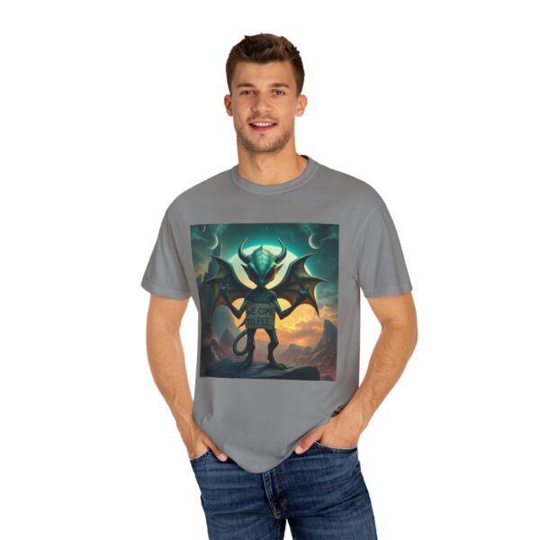 T-shirt with Funny Alien Design, Fantasy Shirt, Graphical Tee, Unique Gift, Casual Wear - Image 8