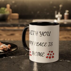 Colorful Heart Mugs - Love & Affection Gift, Perfect for Valentine's Day, Coffee Lovers, Romantic Occasions, Heartfelt Keepsake