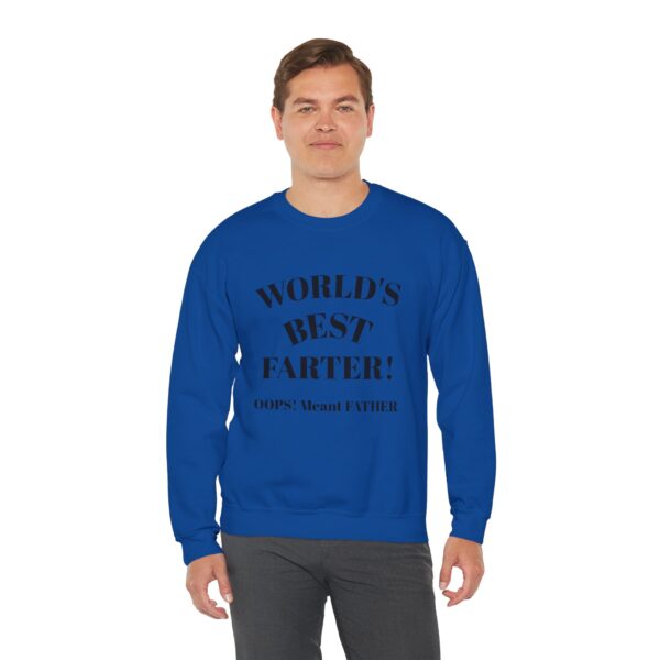 Funny Dad Sweatshirt | World's Best Father Joke | Unisex Crewneck, Gift for Dads, Father's Day, Dad Humor, Comfy Casual Wear - Image 18