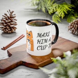 Colorful Coffee Mugs - Fun Gift for Coffee Lovers, Ideal for Birthdays, Holidays, and Home Decor, Make Him a Cup Too, Cute Coffee Cup, [...]