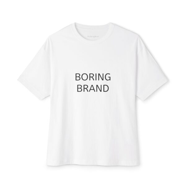 Boring Brand Unisex Oversized Boxy Tee - Casual Comfort & Trendy Style