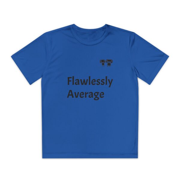 Flawlessly Average Youth Tee, Kids Sport Shirt, Fun Graphic T-Shirt, Casual Everyday Wear, Birthday Gift, Unique Competition Outfit - Image 17
