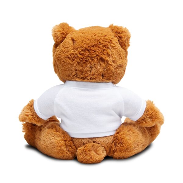 Personalized Teddy Bear with Custom T-Shirt, Keepsake Gift for Kids, Birthday Gifts, Valentine's Day, Cuddle Buddy, Plush Toy - Image 4
