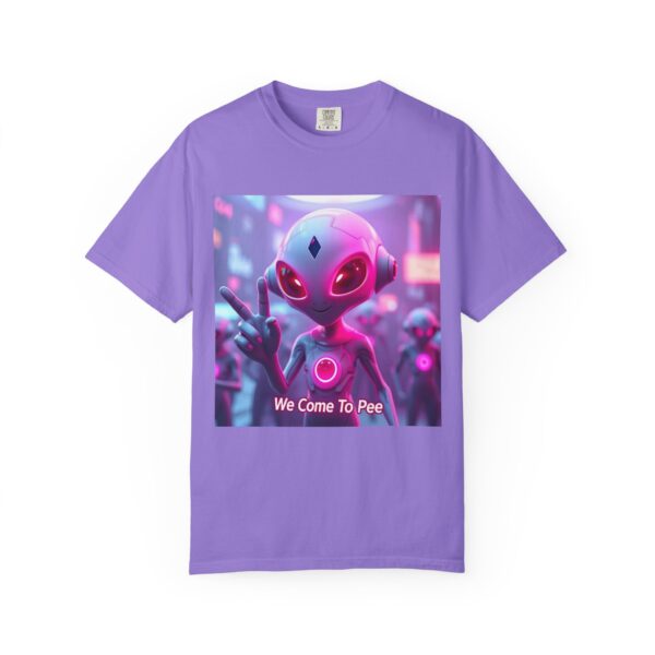 Whimsical Alien T-shirt | Humorous Graphic Tee, Unisex Top, Fun Casual Wear, Gift for Sci-Fi Lovers, Unique Statement Shirt - Image 2