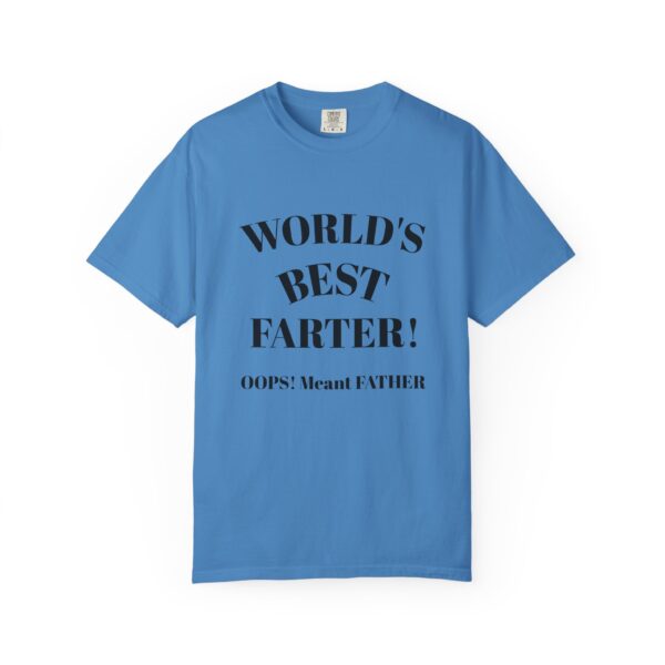 Funny Father's Day T-Shirt, World's Best Farter Tee, Gift for Dads, Humorous Dad Shirt, Unisex Casual Wear - Image 2
