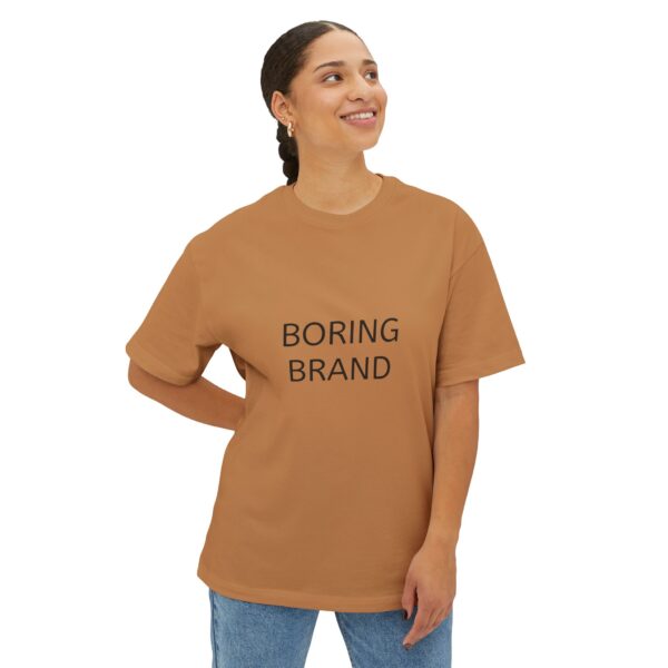 Boring Brand Unisex Oversized Boxy Tee - Casual Comfort & Trendy Style - Image 11