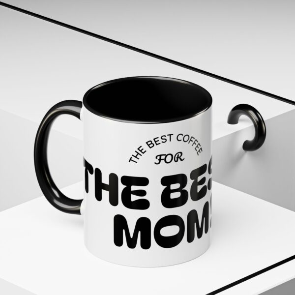 Best Mom Coffee Mug - Perfect Gift for Mother's Day, Birthdays, Moms, Hot Drinks, Black Handle, Ceramic Coffee Cup - Image 7