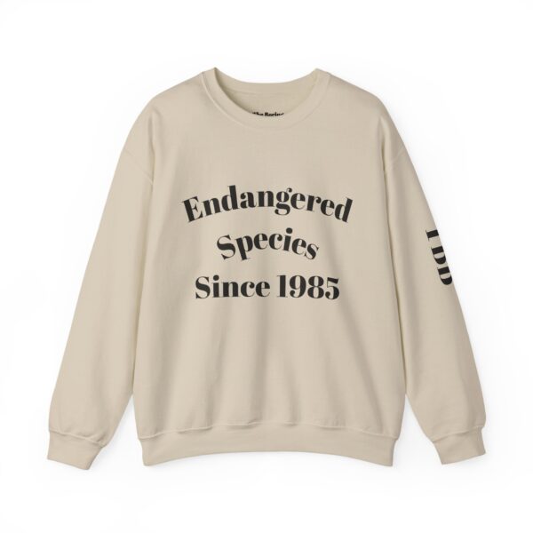 Endangered Species Crewneck Sweatshirt | Eco-Friendly Casual Wear, Gift for Nature Lovers, Conservation Awareness Apparel, Vintage Style - Image 10