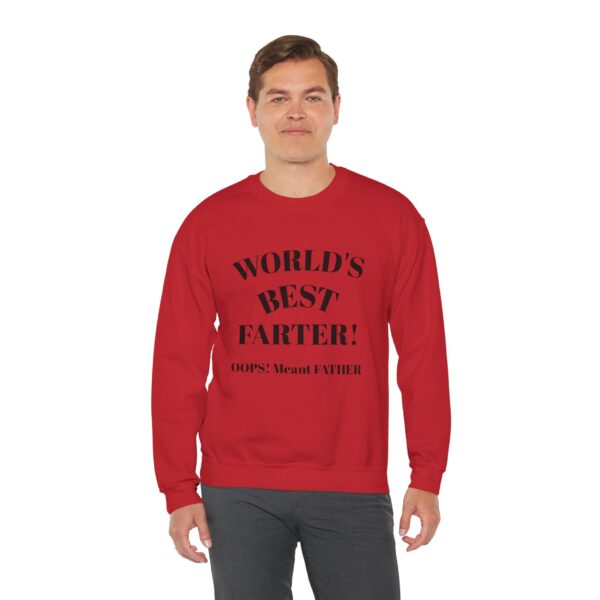 Funny Dad Sweatshirt | World's Best Father Joke | Unisex Crewneck, Gift for Dads, Father's Day, Dad Humor, Comfy Casual Wear - Image 21