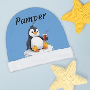 Baby Penguin Beanie, Cute Infant Beanie, Animal Hat for Babies, Ideal Baby Shower Gift, Toddler Winter Accessory