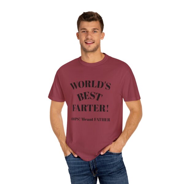 Funny Father's Day T-Shirt, World's Best Farter Tee, Gift for Dads, Humorous Dad Shirt, Unisex Casual Wear - Image 18