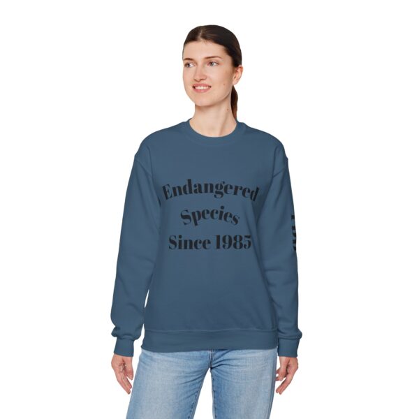 Endangered Species Crewneck Sweatshirt | Eco-Friendly Casual Wear, Gift for Nature Lovers, Conservation Awareness Apparel, Vintage Style - Image 15