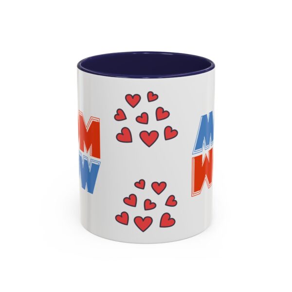 Mom Wow Coffee Mug | Cute Gift for Mom | Heart Design | Funny Coffee Cup | Perfect for Mother’s Day, Birthdays, Any Occasion - Image 5