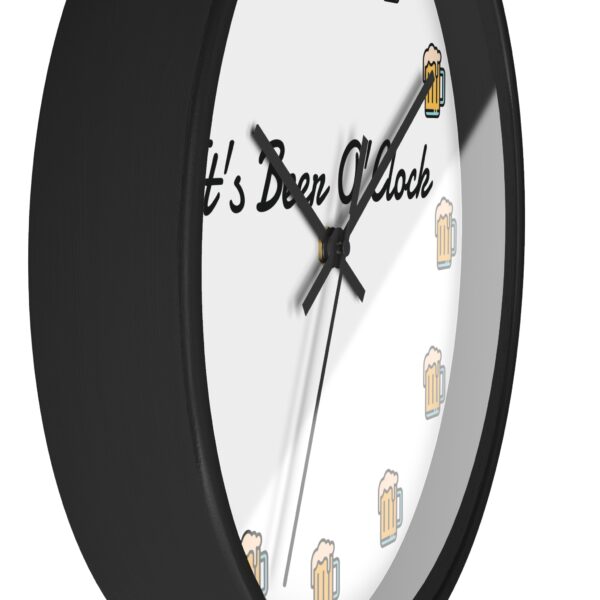 Funny Beer Wall Clock, Perfect for Home Bar Decor, Gift for Beer Lovers, Unique Party Decoration, 'It's Been O'Clock' - Image 2