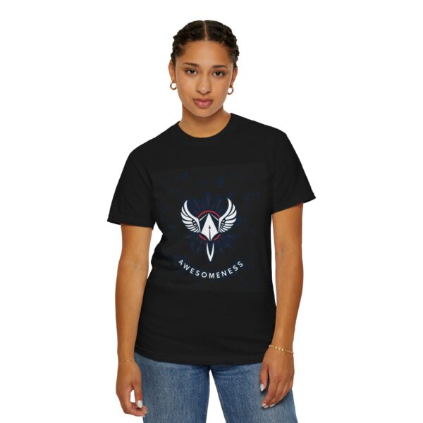Unisex Garment-Dyed T-Shirt with Awesomeness Design - Casual Wear, Gift for Her/Him, Everyday Comfort, Birthday Shirt, Inspirational Tee - Image 7