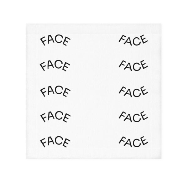 Chic Face Towel for Home Spa Day, Self-Care Gift, Cotton Face Cloth for Makeup Removal, Bathroom Essential, Minimalist Decor - Image 2