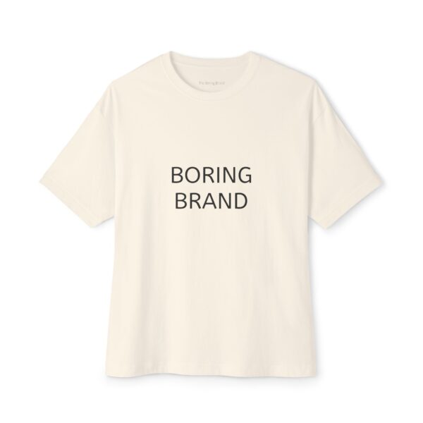 Boring Brand Unisex Oversized Boxy Tee - Casual Comfort & Trendy Style - Image 5