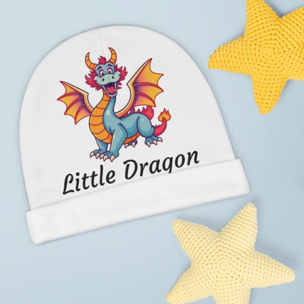 Cute Dragon Baby Beanie, Infant Hat, Newborn Gift, Birthday Celebration, Baby Shower Favor, Cozy Winter Wear - Image 3