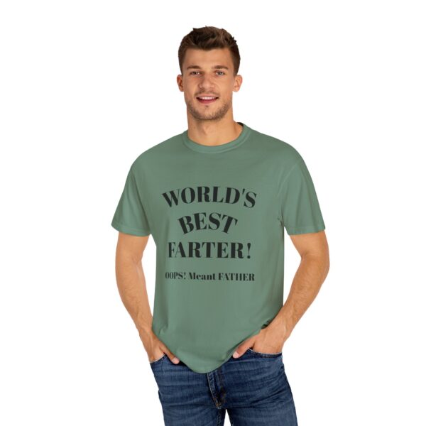 Funny Father's Day T-Shirt, World's Best Farter Tee, Gift for Dads, Humorous Dad Shirt, Unisex Casual Wear - Image 12