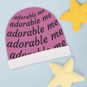 Cute Baby Beanie, Adorable Me Hat, Infant Knit Hat, Newborn Gift, Baby Shower Accessory, Trendy Beanie for Little Ones