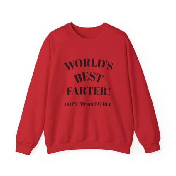 Funny Dad Sweatshirt | World's Best Father Joke | Unisex Crewneck, Gift for Dads, Father's Day, Dad Humor, Comfy Casual Wear - Image 19