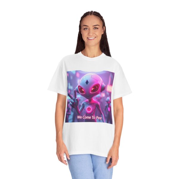 Whimsical Alien T-shirt | Humorous Graphic Tee, Unisex Top, Fun Casual Wear, Gift for Sci-Fi Lovers, Unique Statement Shirt - Image 6