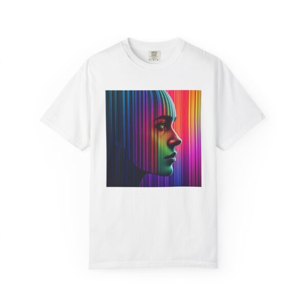 Vibrant Profile T-Shirt, Unisex Tee, Artistic Apparel, Colorful Gift, Casual Wear, Festival Shirt - Image 2