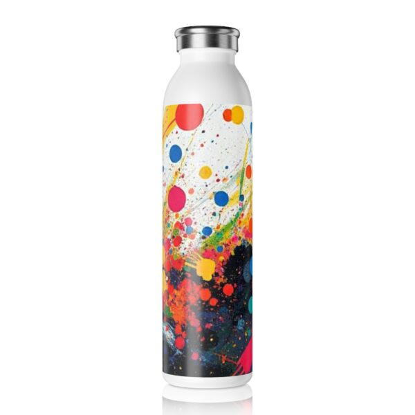 Vibrant Slim Water Bottle - Colorful Drinkware for Fitness, Travel, Yoga, Gifts for Her, Eco-Friendly Hydration - Image 4