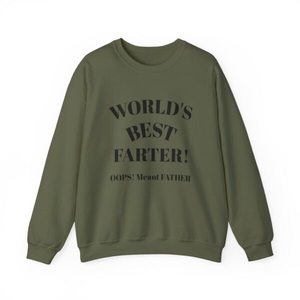 Funny Dad Sweatshirt | World's Best Father Joke | Unisex Crewneck, Gift for Dads, Father's Day, Dad Humor, Comfy Casual Wear - Image 13