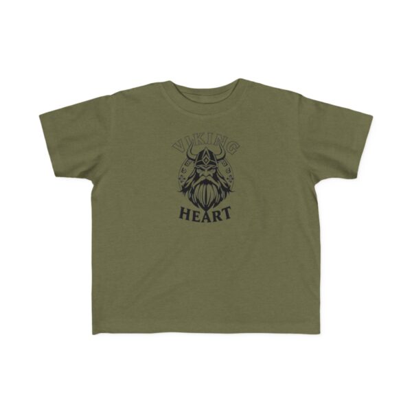 Toddler Viking Tee - Viking Heart Shirt, Cute Kids Tee, Baby Viking Apparel, Nordic Theme T-Shirt, Children's Graphic Shirt - Image 5