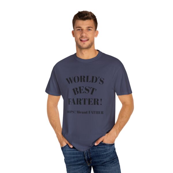 Funny Father's Day T-Shirt, World's Best Farter Tee, Gift for Dads, Humorous Dad Shirt, Unisex Casual Wear - Image 14