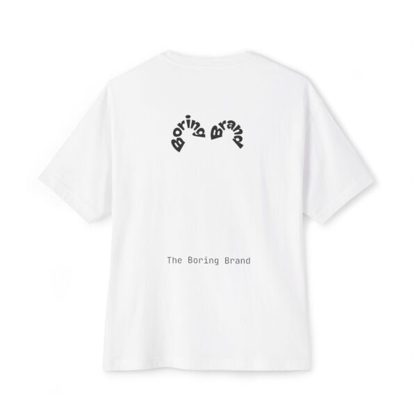 Boring Brand Unisex Oversized Boxy Tee - Casual Comfort & Trendy Style - Image 2