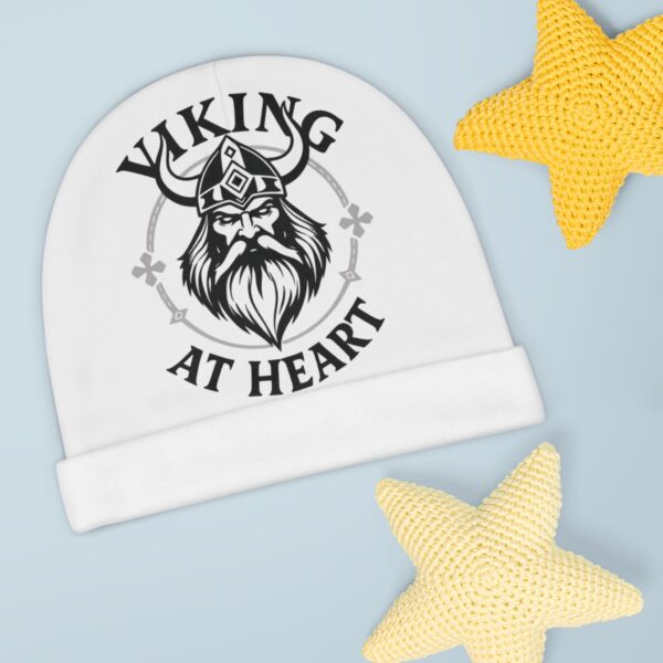 Viking Baby Beanie, Cute Nordic Baby Hat, Baby Shower Gift, Infant Beanie, Baby Headwear, Holiday Gift for Baby